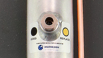 visual endpoint monitor for nanochem