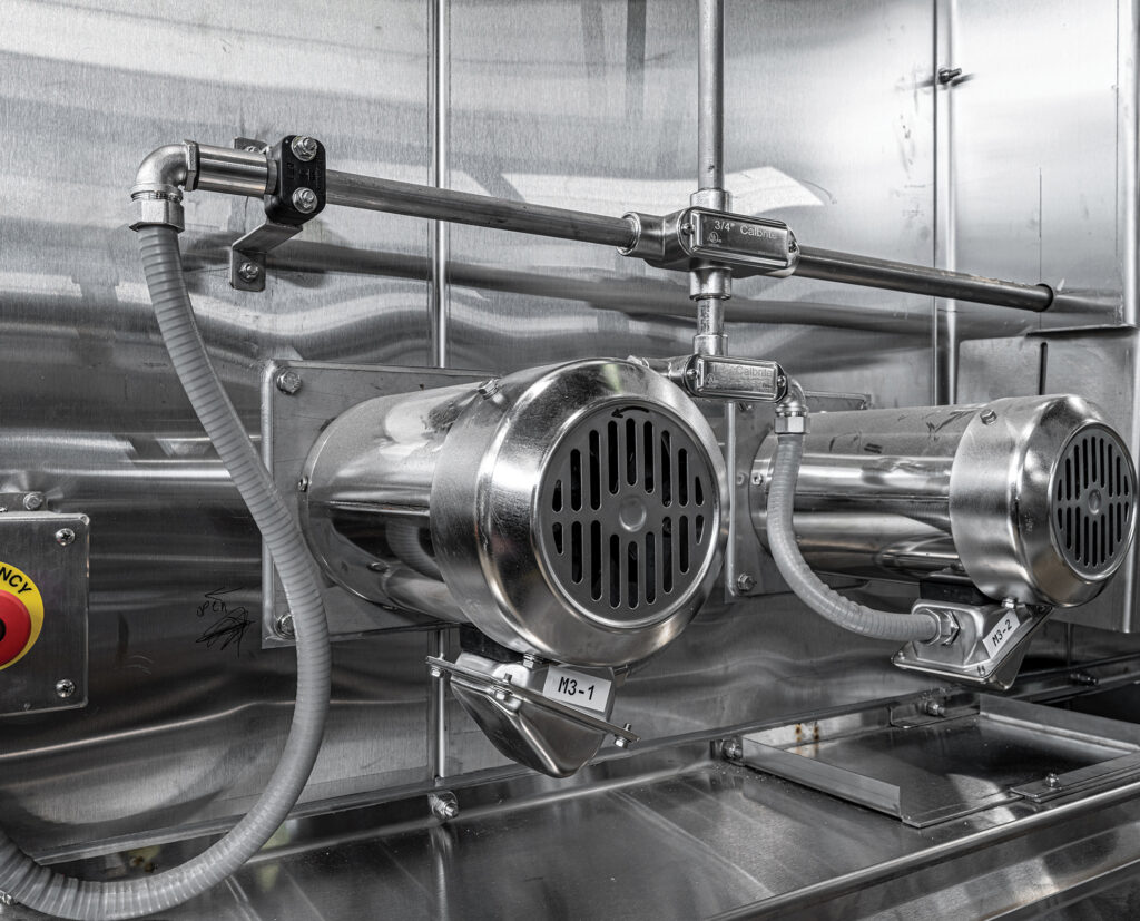 spiral freezer fan motors